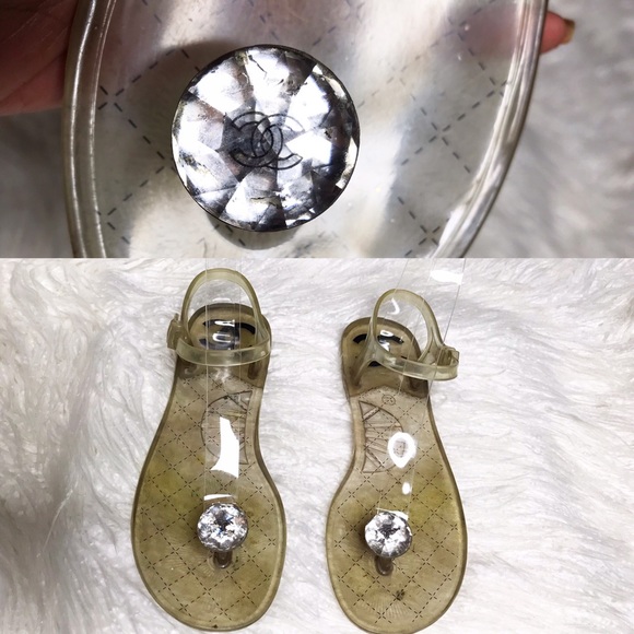 CHANEL Shoes - 💎RARE!!!” Chanel Jelly Diamond Sandal 💎